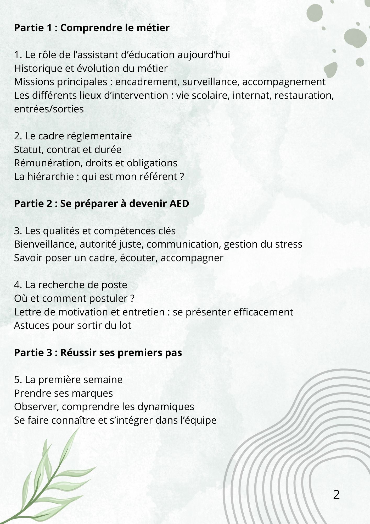 Le KIT de survie des AED